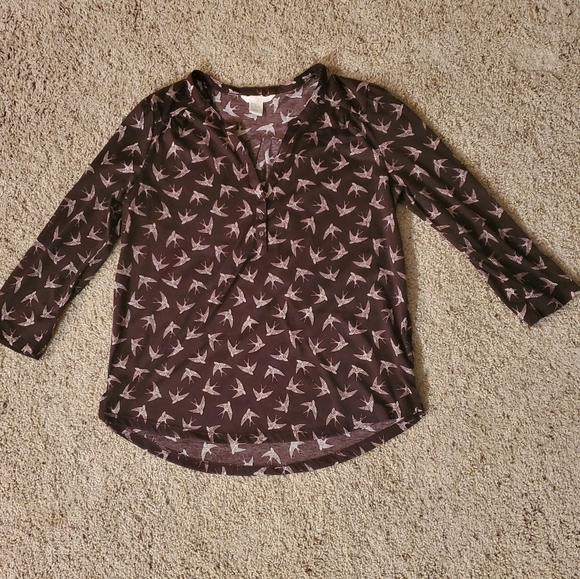 H&M Bird Shirt - Picture 1 of 9